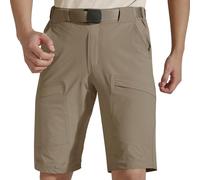 FREE SOLDIER Pantaloncini Cargo da Trekking Uomo con Cintura Leggeri e Rapidamente Asciuganti Pantaloncini Estivi con Multiple per Uso Casual Lavoro e Golf