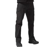 FREE SOLDIER Pantaloni da Lavoro Uomo Pantaloni Sci Termici Pantaloni Trekking Impermeabile Invernali Pantaloni da Caccia Militari Tattici Pantaloni da Neve Softshell Foderati in Pile (Nero,52 Lungo)