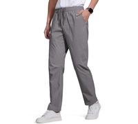 FREE SOLDIER Pantaloni sportivi da uomo con elastico in vita leggera resistente all'acqua ad asciugatura rapida per escursioni all'aperto, Grigio, L x 30L