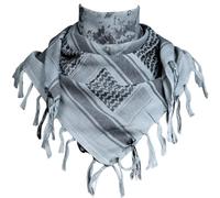 FREE SOLDIER Sciarpa 100% Cotone Militare Shemagh Desert Tactical Kefiah Testa Sciarpa Collo Avvolgere Sciarpa Arabo 43x43 Pollici,Blu Mimetico