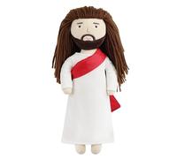 free-space Bambola di peluche di Gesù Bambola della Vergine Maria Giocattoli religiosi Angelo custode Farcito Battesimo Peluche Regali per bambini per Battesimo di Natale religioso (Jesus)