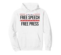 Free Speech Free Press Protest Freedom of Speech Resistance Felpa con Cappuccio