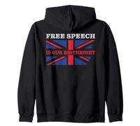 Free Speech is Our Birthright - Anti-Woke Conservative Quote Felpa con Cappuccio