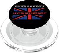 Free Speech is Our Birthright - Anti-Woke Conservative Quote PopSockets PopGrip per MagSafe