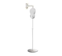Free Standing Blow Dryerm,1800W Hair Dryer Stand with Base,1.2-1.6M Height Adjustable, Blow Dryer Standing Hands Free for Home,Women,Elderly&Pet(White)