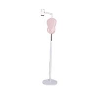 Free Standing Blow Dryerm,1800W Hair Dryer Stand with Base,1.2-1.6M Height Adjustable, Blow Dryer Standing Hands Free for Home,Women,Elderly&Pet(Pink)
