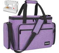 FREEAMG Borse per macchina da cucire, compatibili con la maggior parte delle macchine da cucire standard, borsa per il trasporto per macchina da cucire e accessori con imbottitura rimovibile e