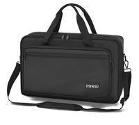 FREEAMG Custodia Per Controller DJ Base Rigida Tracolla, Nera | Borsa Da Trasporto Controller DJ Nylon Compatibile Hercules Inpulse 200 MK3, Pioneer DDJ-200, Arturia MiniLab 3, 41×26×6,5 CM