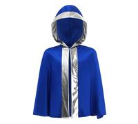 Freebily Costume da Boxe Bambino e Ragazzo Abbigliamento da Allenamento da Pugile Kick-Thai Muay Thai MMA Kickboxing Kickboxer Fancy Dress Costumes Blu Argento 9-10 anni