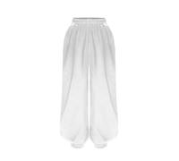 Freebily Pantaloni Kung Fu Bambino Ragazzo Pantaloni Sportivi per Arti Marziali Tai Chi Pantalone Larghi da Allenamento Corsa Wing Chun Abbigliamento per Esercizi Sportswear Bianco B 13-14 Anni