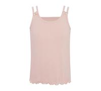 Freebily Ragazze Maglietta Intima Senza Maniche Canotta da Corsa con Doppio Spallino Cannottiera da Allenamento in Tinta Unita Maglia Morbido Traspirante Streetwear Rosa 7-8 Anni