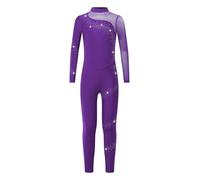 Freebily Tuta Intera da Ginnastica Artistica Bambina Balletto Body Danza Classica Manica Lunga con Strass Ballet Leotard Bodysuit da Pattinaggio Artistico Tutine Jumpsuit