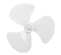 Freebily Ventola in Plastica Pale Ventilatore Ricambio Lama di Plastica 12/16 Pollici 3/5 Foglie Ventilatore a Piantana da Tavolo Lampada Accessorio per Ventilatore Bianco Taglia unica