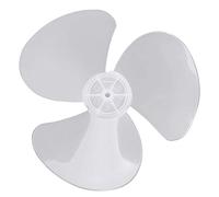 Freebily Ventola in Plastica Pale Ventilatore Ricambio Lama di Plastica 12 Pollici Tre Foglie Accessori per Ventilatore da Tavolo Ventilatore Piantana Bianco A 12-inch