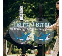 FREEBLOSS 2 confezioni di targhette "Non toccare" per bambini, per seggiolini auto, cartello per passeggini neonati, cartello "Si prega di non toccare" per bambini con cinghie di sospensione e clip