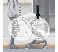 FREEBLOSS 2Pc Baby Sign Don't Touch Baby Sign Passeggino Tag No Touching Baby Sign Arrow Passeggino Tag Baby Car Safety Signs Please Don't Touch Baby Sign