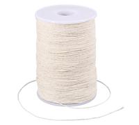 FREEBLOSS Filo da ricamo Sashiko, 100% cotone, 300 m, 5 fili, bianco, filo per cucire a mano per ricamo, forniture Sashiko