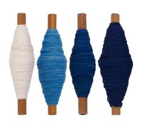 FREEBLOSS Sashiko, filo di cotone per ricamo e trapuntatura, 4 colori, 130 m