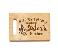 FREEBLOSS Tagliere in legno Tagliere in legno inciso Tagliere da cucina inciso Regalo per le sorelle Tagliere personalizzato Tagliere di legno personalizzato Tagliere personalizzato inciso su legno