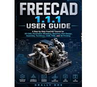 FREECAD 1.1.1 USER GUIDE: A Step-by-Step FreeCAD Tutorial for 3D CAD, Parametric Modeling, Sketcher, Part Design, Assembly, TechDraw, CAM, FEM, and 3D Printing
