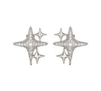 Freeclip 1 o 2 clip alla moda a forma di stella con ciondoli, clip per orecchie, maggiore comfort, sicurezza e stile