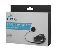 Cardo Freecom/Spirit Set di espansione casco jet / mezzo casco, nero per maschi