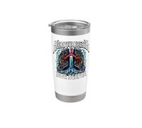 Freediver Scuba Hold Your Breath Dive Deeper Bicchiere termico in acciaio inox doppia parete