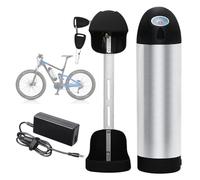 FREEDOH Batteria a Bottiglia da 48 V, Batteria al Litio da 36 V, 8 Ah, 10,4 Ah, 12 Ah, 15 Ah, 17 Ah con Caricabatterie per Kit di conversione Motore per ebike.,36v10.4ah