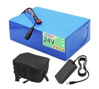 FREEDOH Batteria al Litio da 24 Volt 7,8 Ah 10 Ah 11 Ah 12,5 Ah 15 Ah 17,5 Ah 20 Ah Batteria agli ioni di Litio con Caricabatterie per Kit Motore 0-500 W,24v15ah