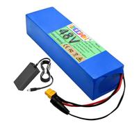 FREEDOH Batteria al Litio da 48 V, Pacco Batteria al Litio da 48 V, batterie di Ricambio da 5 Ah e 7,5 Ah con Caricabatterie e Scheda di Protezione BMS.,48v7.5ah