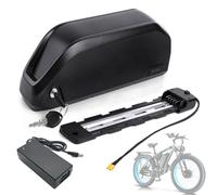 FREEDOH Batteria al Litio per Tubo Obliquo da 36V 18,2Ah 20,8Ah 23,4Ah 24,5Ah 28Ah 31,5Ah Batteria per Bici elettrica da 48V 13Ah 15,6Ah 18,2Ah 21Ah 24,5Ah per Motore da 200-1200W,48v24.5ah