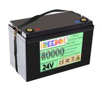 FREEDOH Batteria di accumulo di energia 24V 80Ah con Caricabatterie
