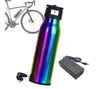 FREEDOH Batteria per Bicicletta elettrica da 36 V, 5,2 Ah, 6 Ah, 6,4 Ah, 7 Ah, Pacco Batteria agli ioni di Litio a Forma di bollitore per Motore da 150-400 W con caricabatteria,36v7ah