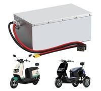 FREEDOH Batteria per Moto 48V 60V 72V Batteria Ricaricabile agli ioni di Litio 30Ah 40Ah 53Ah 66Ah con caricabatteria per Motore Triciclo 0-4800W,72v53ah