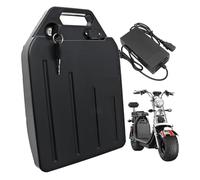 FREEDOH Batteria per Moto 60V 60V 10,4AH 12AH 15,6AH 18,2AH 20AH 22,5AH 25AH 27AH 30AH Batteria agli ioni di Litio per Motore 0-1800W con caricabatteria,60v20ah