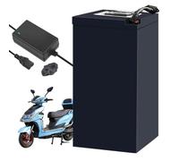 FREEDOH Batteria per Moto da 60 Volt Batteria agli ioni di Litio da 60 V 30 Ah 35 Ah 40 Ah 50 Ah 55 Ah 60 Ah 65 Ah 70 Ah 75 Ah 80 Ah 100 Ah con Caricabatterie per Motore 0 a 6000 W,60v60ah