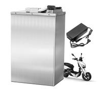 FREEDOH Batteria per Moto da 72 V, Batteria agli ioni di Litio da 60 V, batterie da 50 Ah, 55 Ah, 60 Ah, 65 Ah, 70 Ah per Motore da 0 a 5100 W con Caricabatterie,72v50ah