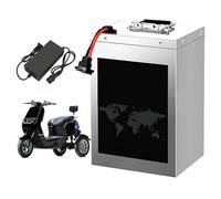 FREEDOH Batteria per Moto da 72 V, Batteria al Litio per Triciclo da 60 V, 45 Ah, 60 Ah, 80 Ah con Caricabatterie per Kit di conversione Motore da 0 a 5800 W,72v45ah