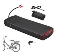 FREEDOH Batteria per Portapacchi Posteriore per Bici elettrica da 36V e 48V, 10,4Ah, 13Ah, 13,6Ah, 15Ah, 17Ah, Pacco Batteria al Litio per Motore da 200 a 700W con Caricabatterie,Anderson 36v17ah