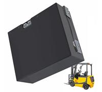 FREEDOH Batteria per transpallet Elettrico da 48 Volt, Batteria LiFePO4 da 48 V e 10 Ah per Carrello elevatore Elettrico con Maniglia per Motore da 0 a 480 W