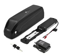 FREEDOH Batteria Ricaricabile per Bici elettrica da 36 V, 48 V, 52 V, 8 Ah, 10 Ah, 13 Ah, 15 Ah, 17,5 Ah, 18 Ah, 21 Ah, con Piastra Inferiore a 4 Pin, Porta USB e Caricabatterie,Anderson 36v21ah