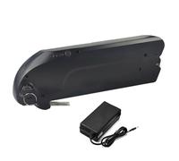 FREEDOH Pacco Batteria 36V 10Ah 12Ah 12,8Ah 14Ah Batteria al Litio per Tubo Obliquo per Kit Motore da 200W-600W con Caricabatterie e Scheda di Protezione BMS,36v10.4ah