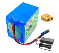 FREEDOH Pacco Batteria al Litio da 24 Volt, Batteria in PVC da 24 V, 2 Ah, 4 Ah, 6 Ah, 8 Ah, 10 Ah, 12 Ah, con Caricabatterie per Kit di conversione Motore da 0 a 300 W,24v4ah