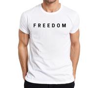 Freedom Charlie Kirk RIP Conservatore Repubblicano Turning Point - Maglietta da uomo