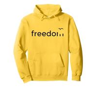 Freedom - Design di mentalità autonoma che vola via Felpa con Cappuccio