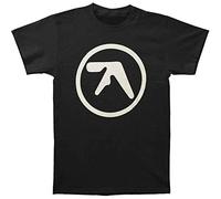 FREEDOM.DRRUI Aphex Twin Men's Logo Slim Fit T-Shirt Black M