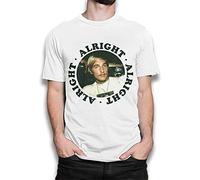 FREEDOM.DRRUI Dazed And Confused Movie T-Shirt90'S Matthew McConaughey Alright Funny Tee White M