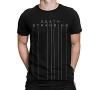 FREEDOM.DRRUI OKJH Death Stranding Graphic T-Shirt, Hideo Kojima Video Game Tee Black XL