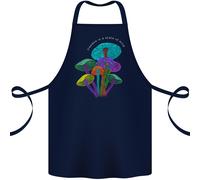 Freedom È Un Stato Di Mind Magico Funghi Cotone Grembiule 100% Biologico