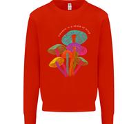 Freedom È Uno Stato Della Mente Magic Mushrooms Uomo Sweatshirt Jumper